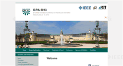 Desktop Screenshot of icra2013.org