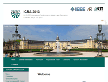 Tablet Screenshot of icra2013.org